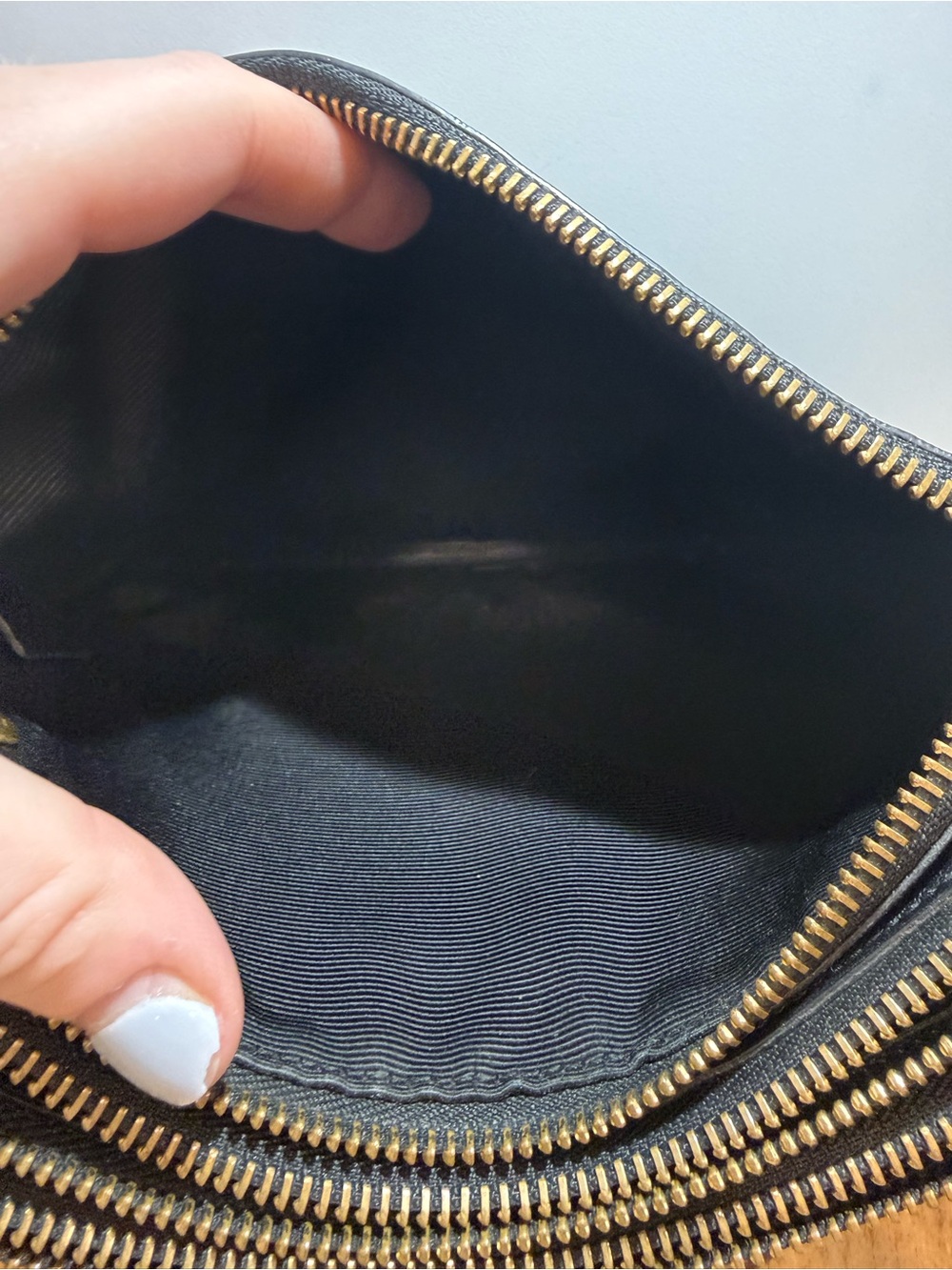 Celine Trio Black Leather Crossbody Bag - Picture 10 of 14